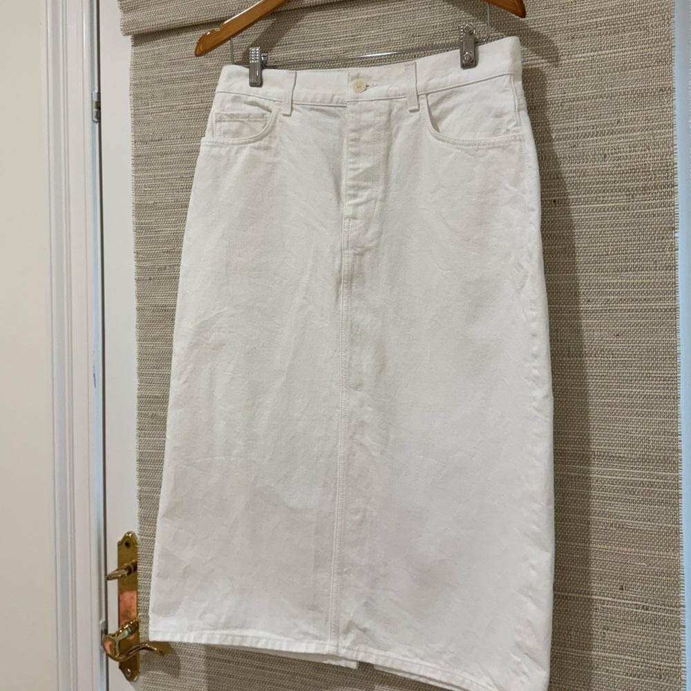 The Row Tima Long Pencil Denim Skirt - Size 6 - Picture 11 of 11